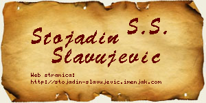 Stojadin Slavujević vizit kartica